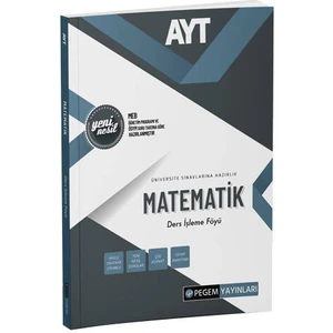Pegem Akademi Yayıncılık AYT Matematik Ders İşleme Föyü