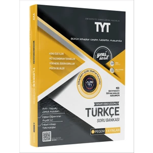 Pegem Akademi Yayıncılık TYT Türkçe Soru Bankası