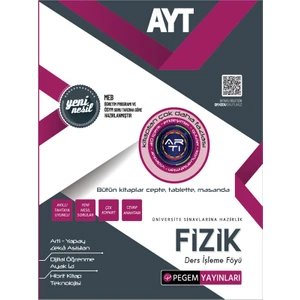 Pegem Akademi Yayıncılık AYT Fizik Ders İşleme Föyü