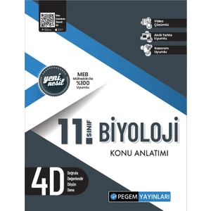 Pegem Akademi Yayıncılık 11. Sınıf Biyoloji Konu Anlatımı