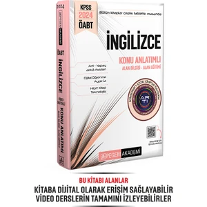 Pegem Akademi Yayıncılık KPSS 2024 ÖABT İngilizce Konu Anlatımlı