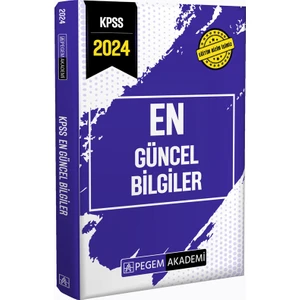 Pegem Akademi Yayıncılık 2024 KPSS En Güncel Bilgiler (Roman Boy)