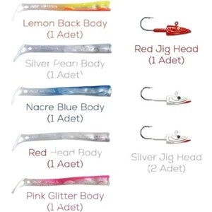 Osaka V8 80MM 5,5gr Silikon Yem - Tüm Renkler 8 Parça