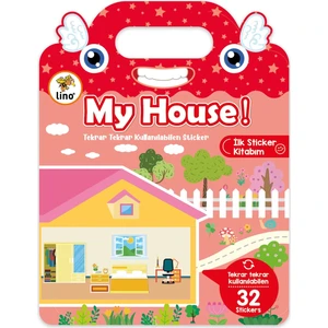 LİNO TEKRAR TEKRAR KULLANILABİLEN İLK STİCKER KİTABIM MY HOUSE