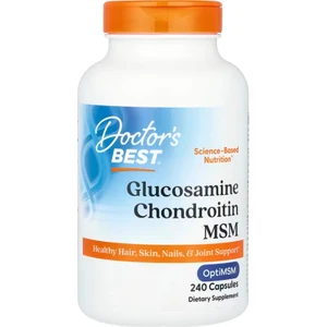 Doctor's Best Glucosamine Chondroitin Msm With Optimsm 240 Capsules