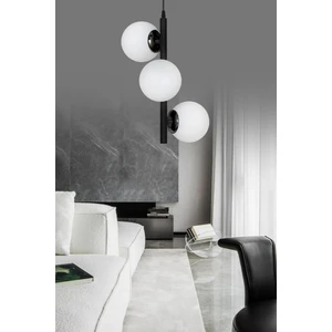 Salkım 3'lü Siyah Modern Avize