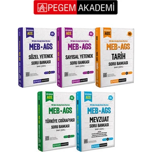 Pegem Akademi Meb Ags Kim Korkar Serisi Soru Bankası Tamamı Çözüm
