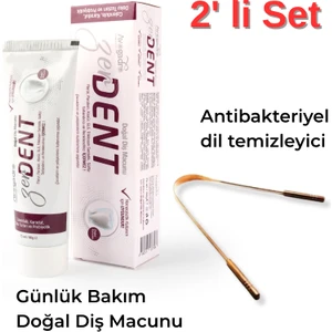 Zerdent Diş Macunu 90 gr - Takviyegiller Bakır Dil Temizleyicisi 2’li
