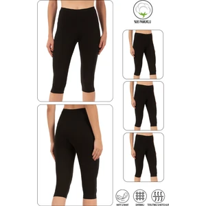 Özkan Underwear 0458 3'lü Paket  Kadın Pamuklu Likralı Düz Kapri Tayt