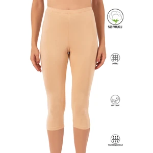 Özkan Underwear 0458 Kadın Pamuklu Likralı Süprem Kapri Tayt