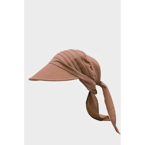 Kadın Safari Bağlamalı Eşarp Siperli Bandana Plaj Şapkası