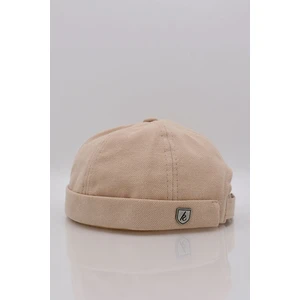 Erkek Hipster Premium Cap Bej Docker Şapka