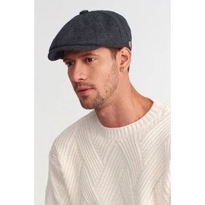 Erkek Koyu Gri Balıksırtı Kasket 8 Parça Peaky Blinders Şapka