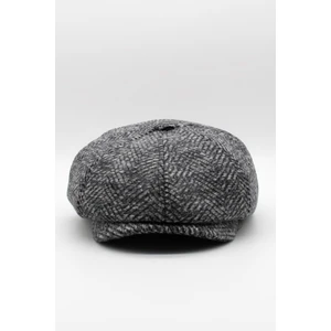 Erkek İngiliz Premium Newsboy Driver Kasket-Siyah