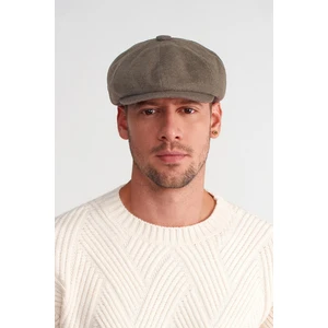 Erkek Kışlık Yün İngiliz Kasket Şapka Baker Boy Cap