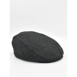 Erkek Yumuşak Siper Yün Kasket - Füme