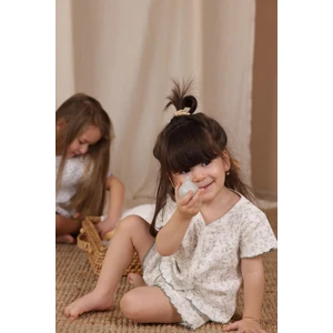 Ohlala Koala Sarmaşık Baskı Kız Şort Takım