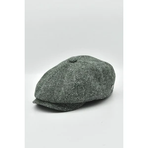 Erkek Yeşil Balıksırtı Kasket 8 Parça Peaky Blinders Şapka