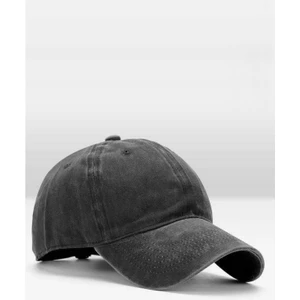 Erkek Eskitme Şapka Yazlık Outdoor Kep Kasket-Siyah