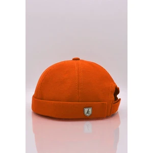 Erkek Hipster Premium Cap Turuncu Docker Şapka