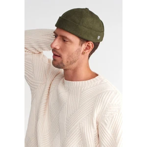 Erkek Sokak Stili Yünlü Sipersiz Şapka Docker Cap