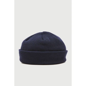 Erkek Koyu Lacivert Örgü Docker Bere Skullcap