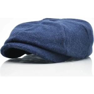 İtalyan Kasket Yün Şapka Peaky Kasket-Lacivert
