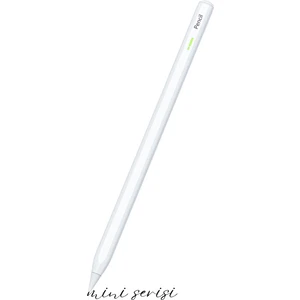 Apple iPad Mini 2024 7. Nesil 8.3" Uyumlu Manyetik Şarj Olabilen Bluetooth Özellikli Stylus Tablet Kalemi