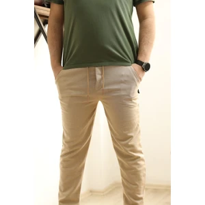Erkek Slim Fit Likralı Beli Lastikli Jogger Pantolon| Slim Fit ve Rahat Pantolon