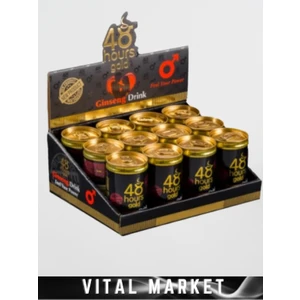 48 Hours Içecek 100 ml 12 Adet Ginseing Enerji Içeceği