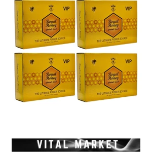 Royal Honey Vip Gold 20 Gramlık x 12 'li 4 Paket