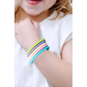 5'li Kız Çocuk Bilezik Çocuk Takı Kız Çocuk Bileklik Kız Çocuk Kırılmaz Plastik Bilezik