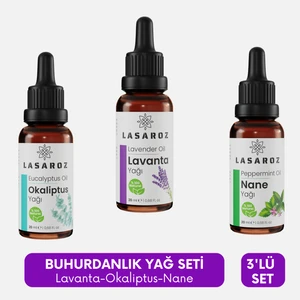 Buhurdanlık Yağ Seti Lavanta-Nane-Okaliptus 3x20 ml