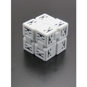Pikselli Bloklu Iskelet Küp | 3D Oyun Temalı Puzzle Küp | El Becerisi Geliştirici Oyuncak