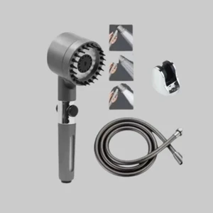 Mucit Home Filtreli Basınçlı Start Stop Tuşlu 3 Fonksiyonlu Masaj Etkili Duş Set  Duş Başlık Hortum ve Mafsal   Hediyelidir