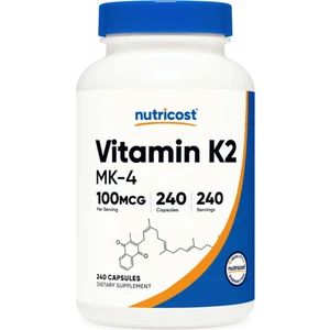 Vitamin K2 (Mk4) 240 Capsules (100MCG).ABD Menşei