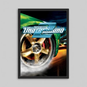 Need For Speed Underground 2 Game Çerçeveli Oyun Tasarım Tablosu Araba Yarış