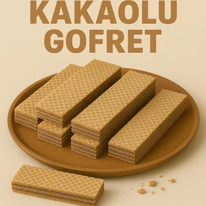 Atalar Kuruyemiş Kakaolu Gofret 300 gr – Çıtır Katlarda Yoğun Kakao Lezzeti