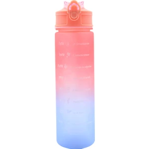 Sticker Hediyeli Motivasyonel Su Matarası Su Şişesi Suluk 900 ml Tritan Su Şişesi Bpa Içermez Suluk