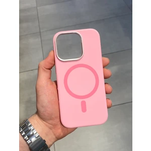 Mee Kılıf Apple iPhone 16 Pro Max Uyumlu Magsafe Şarj Destekli Içi Kadife Silikon Kılıf
