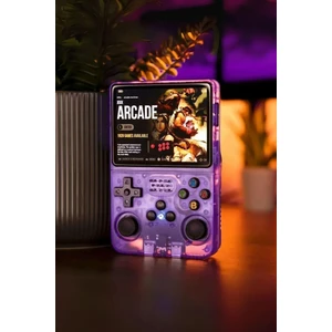 R36S Amoled Ekran 3.5 Inç Ekran Retro Handheld Video Oyunu Konsolu Mini Video Oynatıcı 15000 Oyun