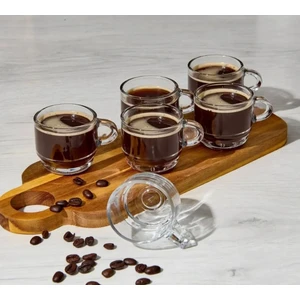 Mini Espresso Bardak Cam 90 ml