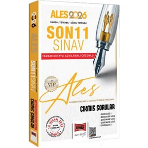 2026 Ales Vıp Son 11 Sınav Çıkmış Sorular (13 Nisan 2025 Sınavı Dahil)