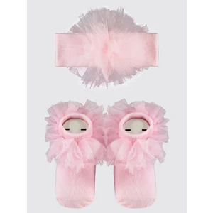 Civil Baby Kız Bebek Çorap Pembe