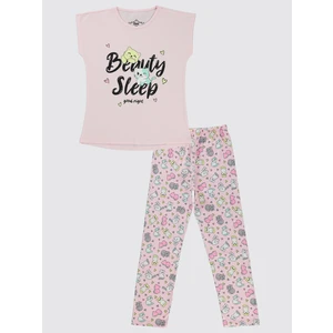 Civil Girls Kız Çocuk Pijama Takımı 10-13 Yaş Pembe Şerbet
