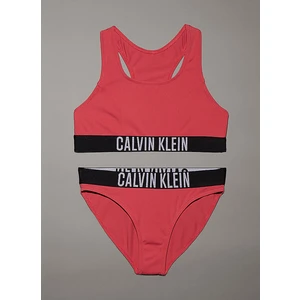 Calvin Klein Koyu Pembe Kız Çocuk Bikini Takım KY0KY00091XIX