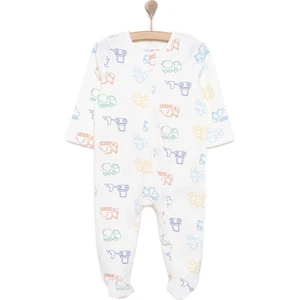 Yenidoğan Erkek  Patikli Tulum Erkek Bebek