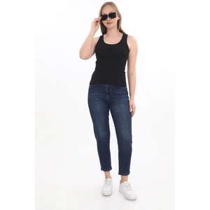 Kadın Fitilli Likralı Pamuklu Askılı Atlet