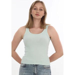 Kadın Fitilli Likralı Pamuklu Askılı Atlet