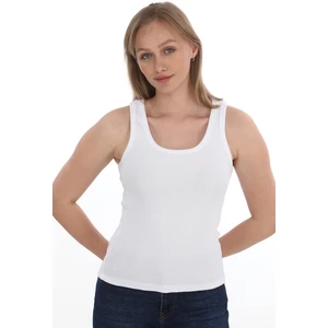 Kadın Fitilli Likralı Pamuklu Askılı Atlet